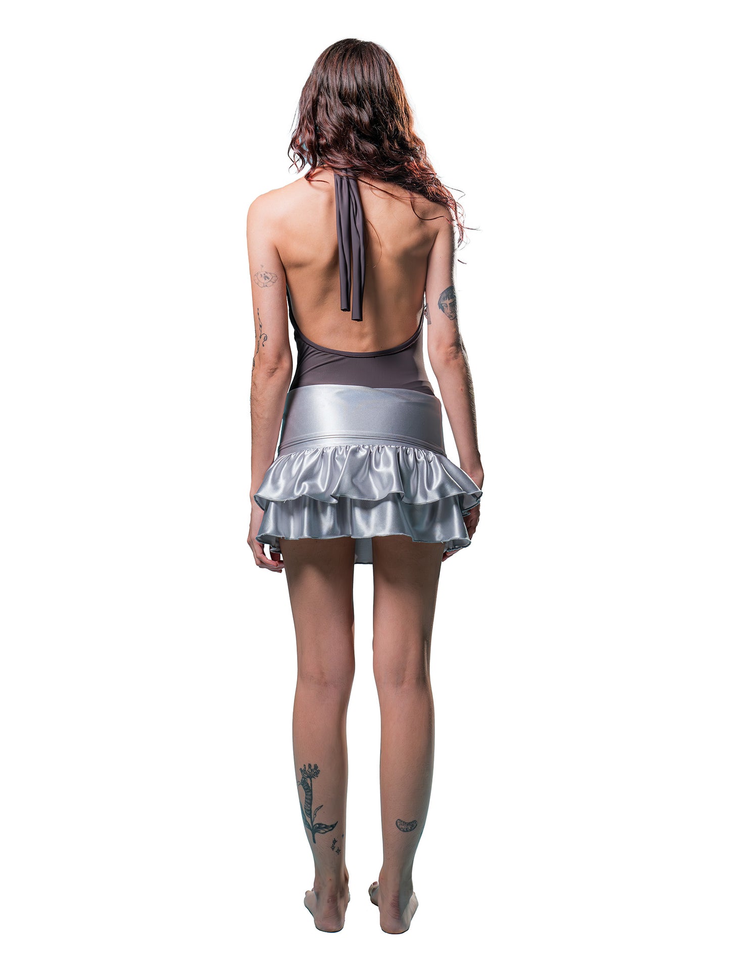 Seraphina Miniskirt Satin Lycra