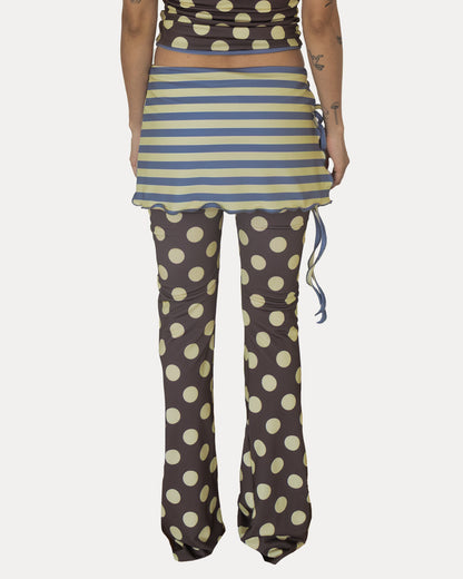 333 PANTS IN STRIPES/POLKA