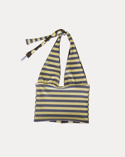 333 HALTER REVERSIBLE IN POLKA/STRIPES