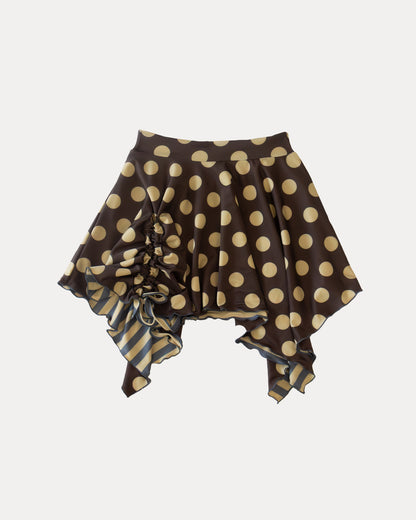 MINI NIMARA REVERSIBLE IN POLKA/STRIPES
