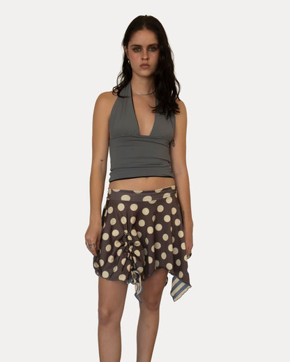 MINI NIMARA REVERSIBLE IN POLKA/STRIPES