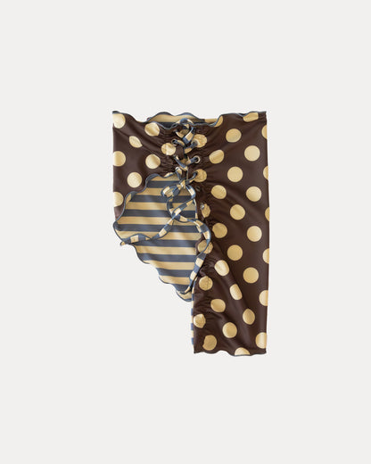 ETHEREA TOP REVERSIBLE IN POLKA/STRIPES