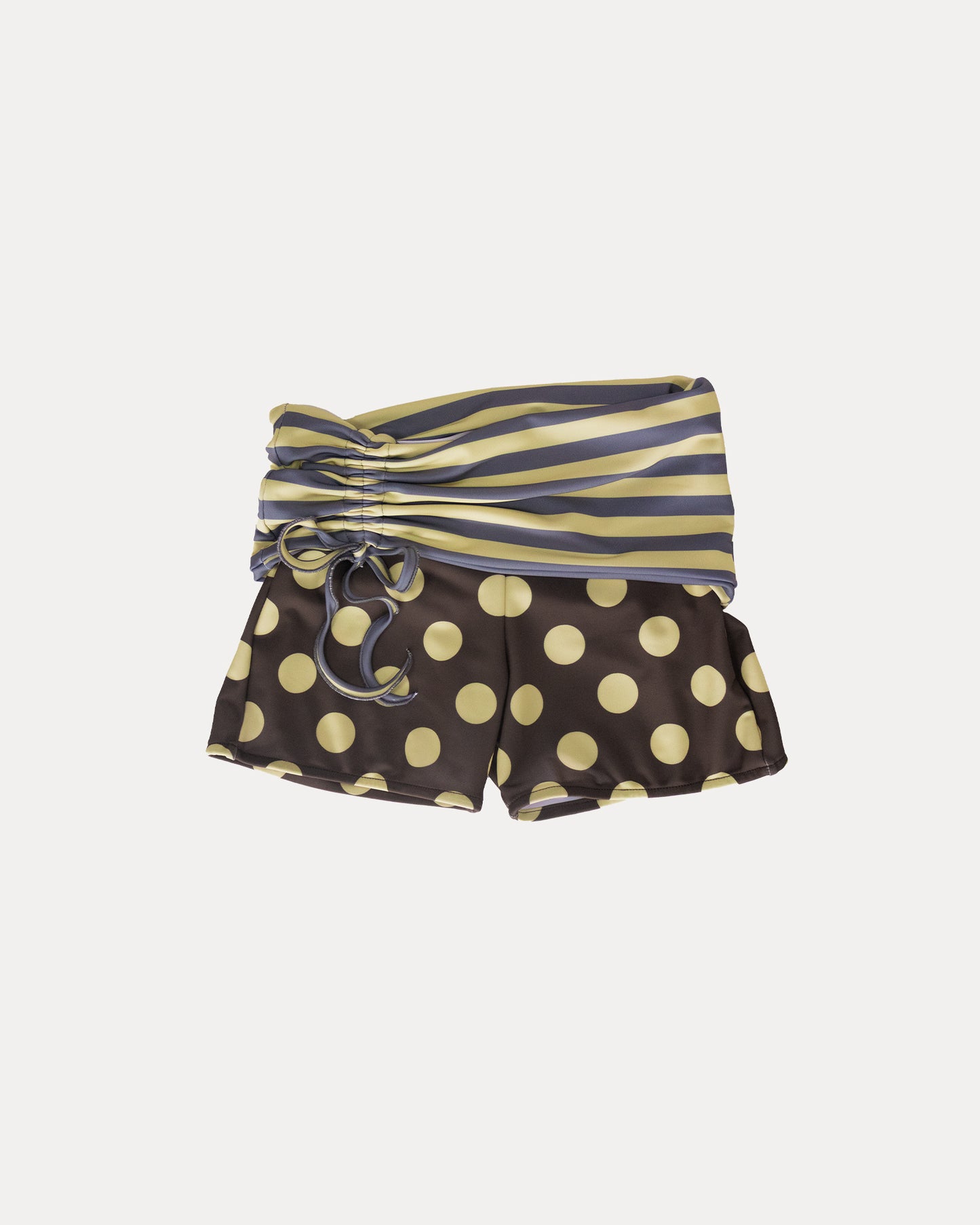 333 SHORTS IN STRIPES/POLKA