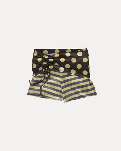 333 SHORTS IN POLKA/STRIPES