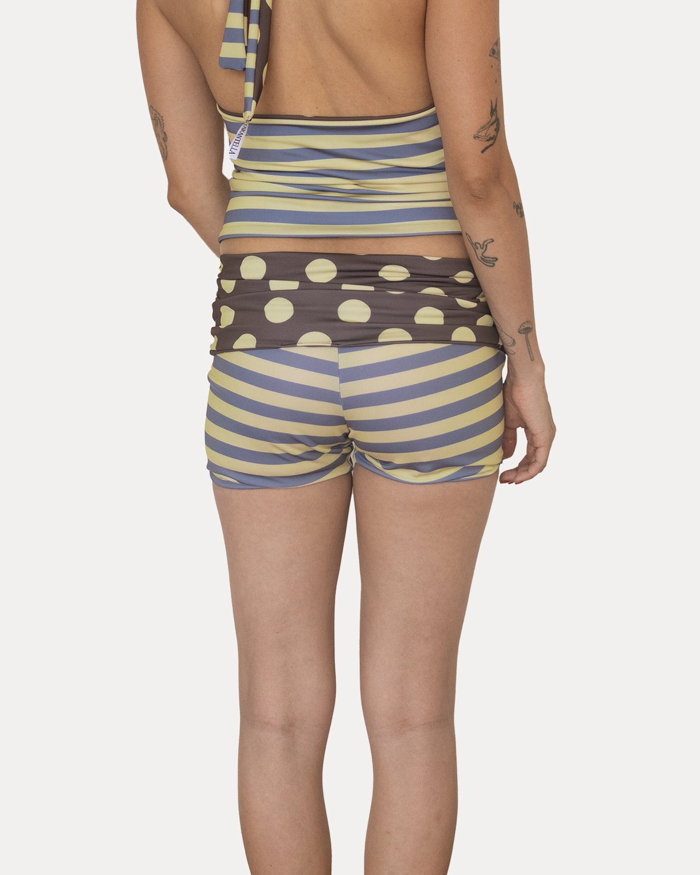 333 SHORTS IN POLKA/STRIPES
