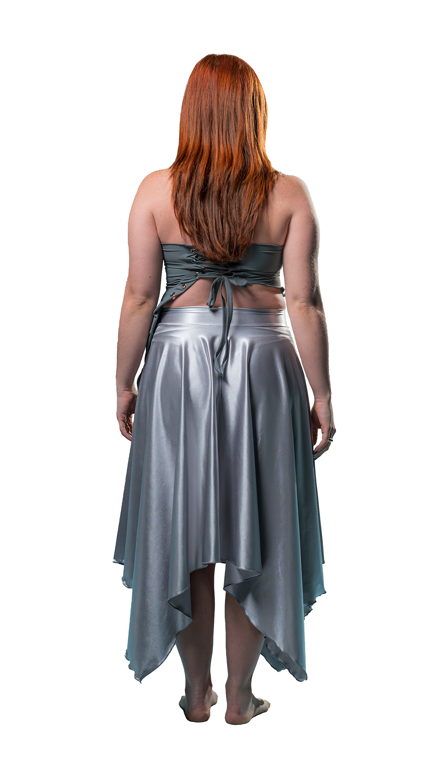 Nimara Skirt Satin Lycra