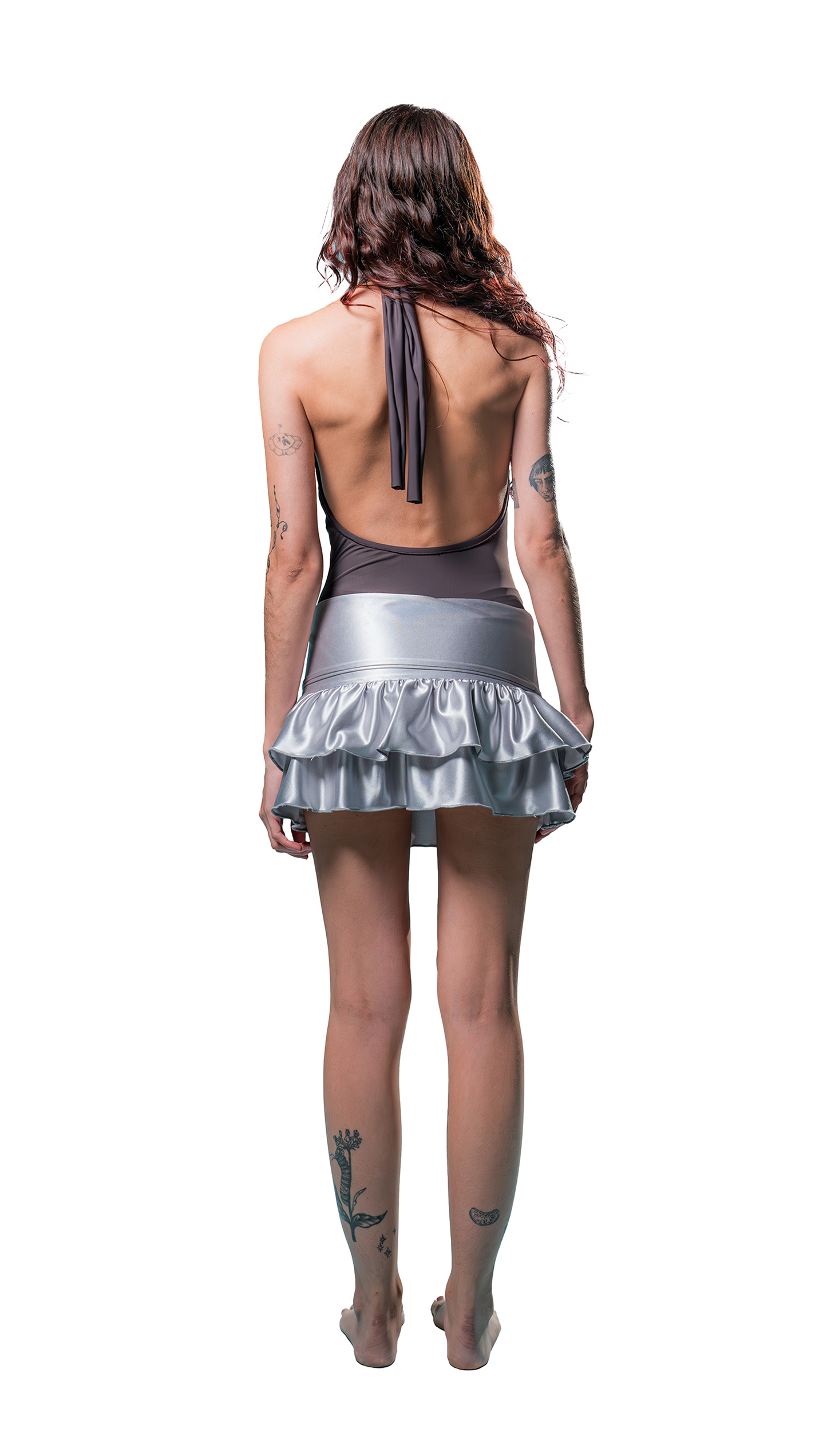 Seraphina Miniskirt Satin Lycra