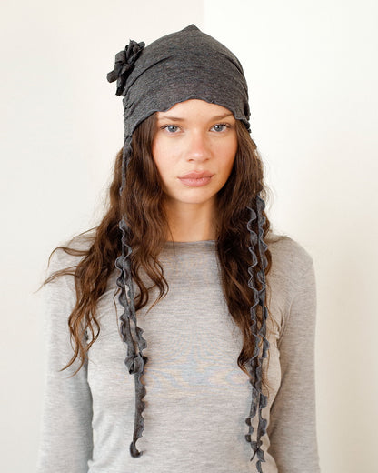 LOLA BEANIE IN CHARCOAL