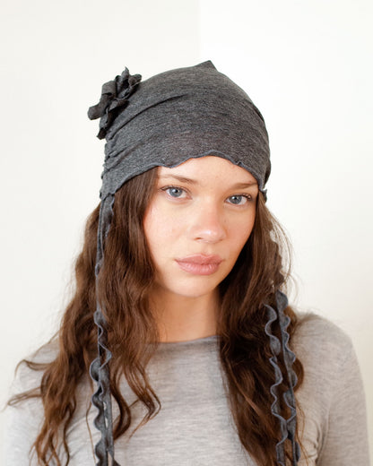 LOLA BEANIE IN CHARCOAL