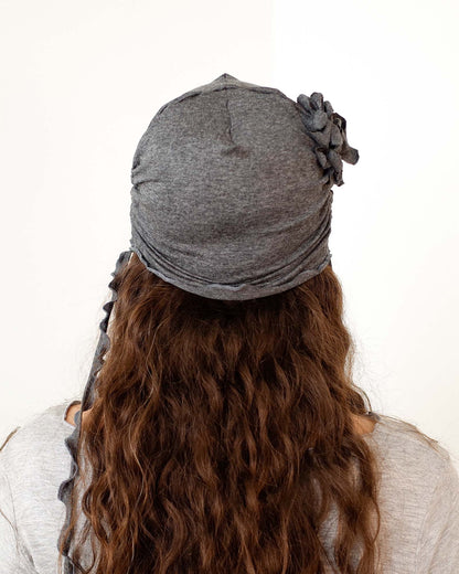 LOLA BEANIE IN CHARCOAL