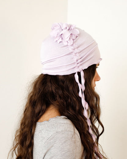 LOLA BEANIE IN LILAC