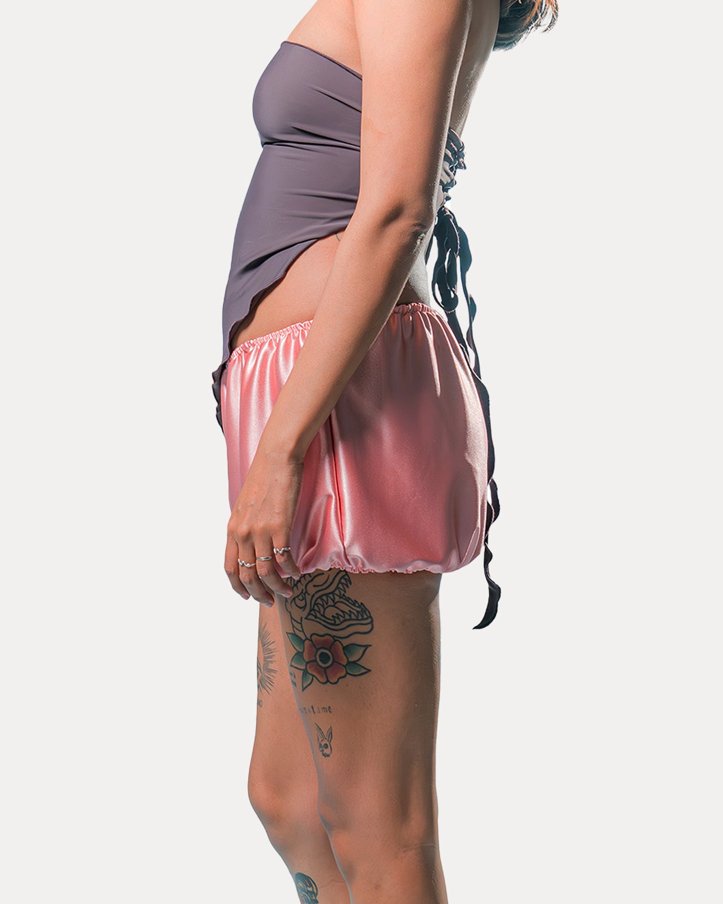ELORA BLOOMERS IN SATIN LYCRA