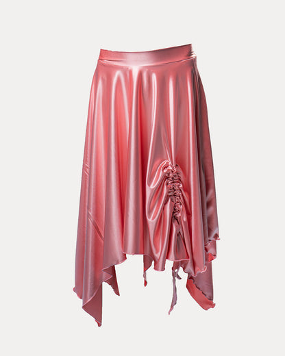 NIMARA SKIRT IN SATIN LYCRA