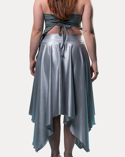NIMARA SKIRT IN SATIN LYCRA