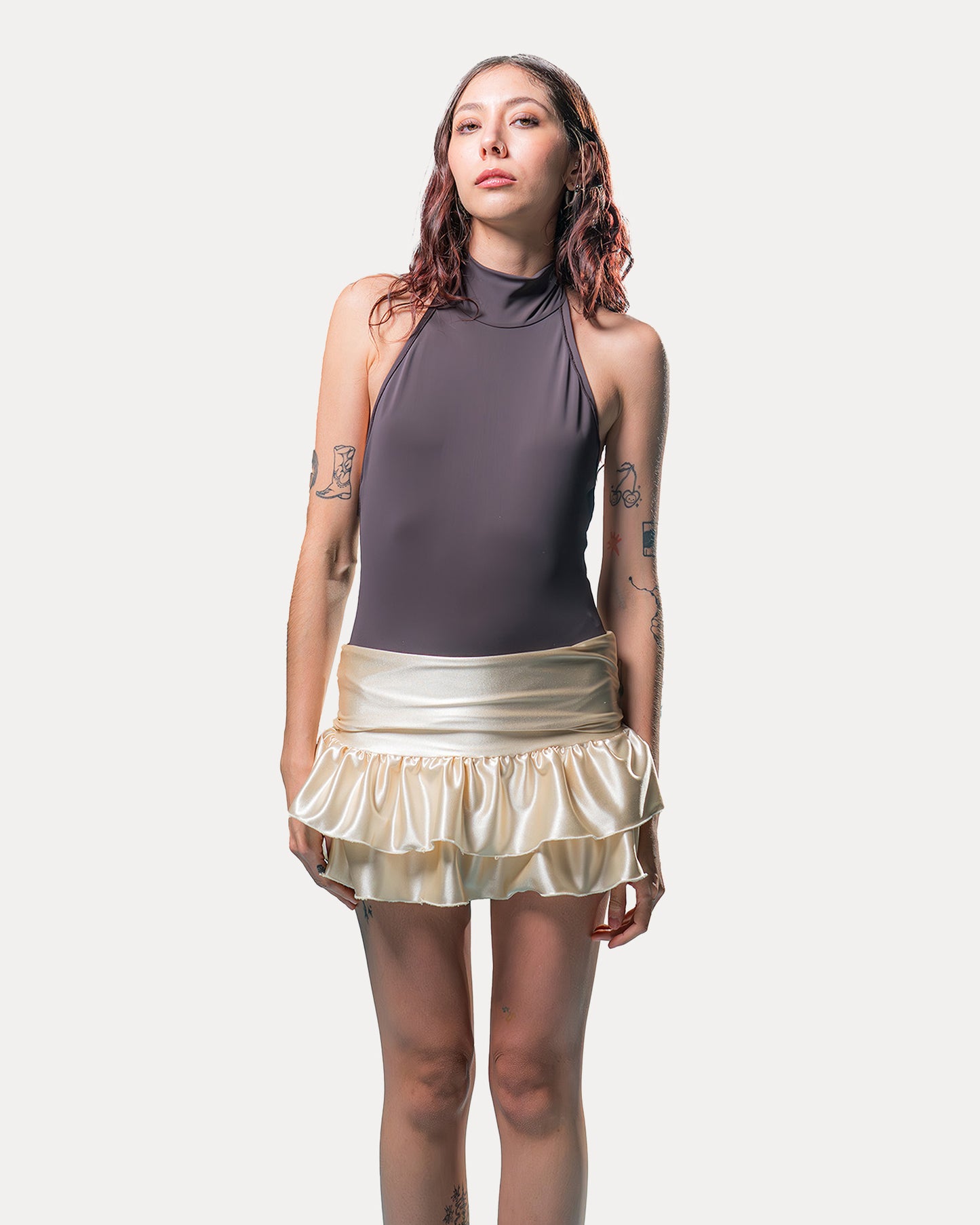 SERAPHINA MINI IN SATIN LYCRA