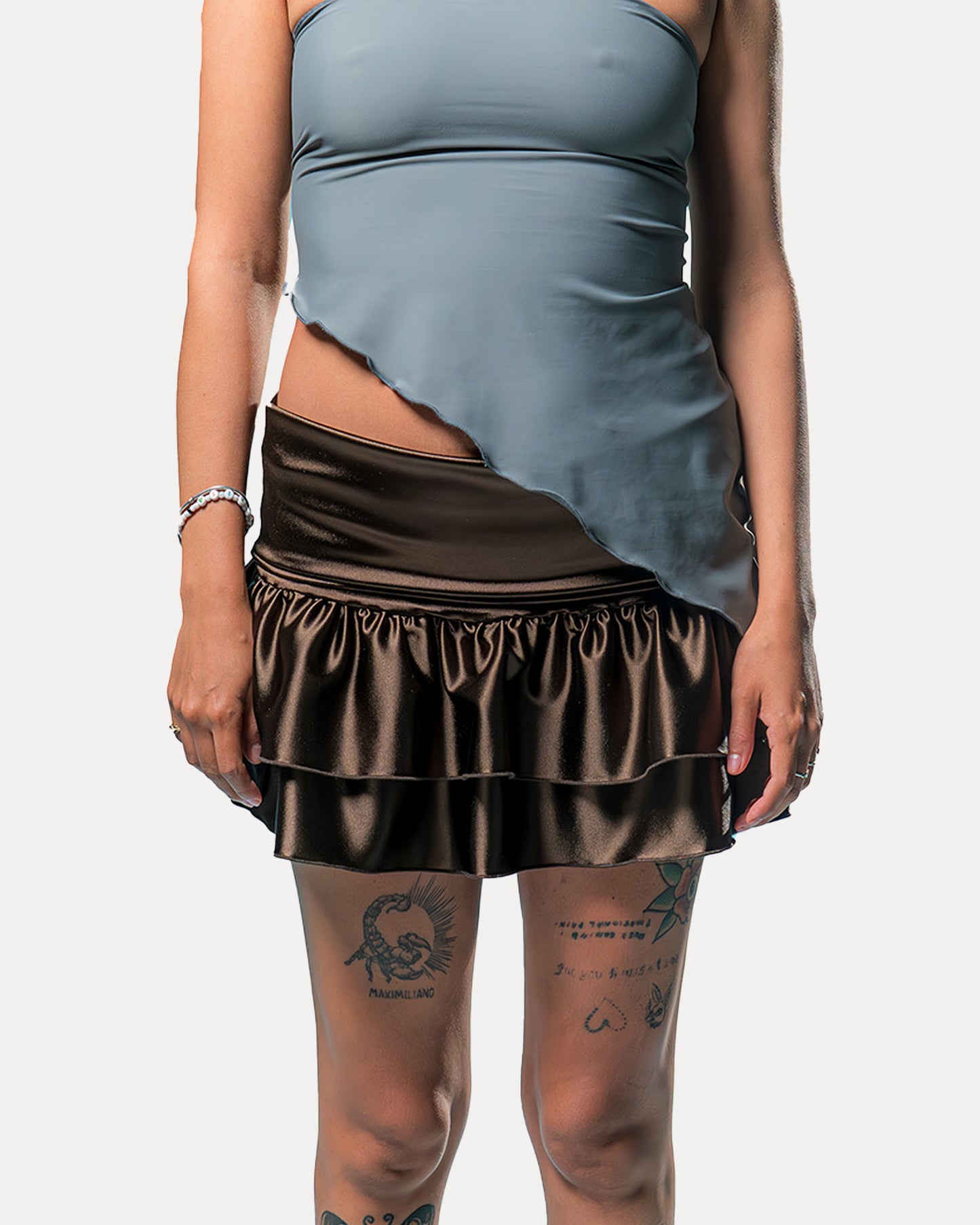 SERAPHINA MINI IN SATIN LYCRA