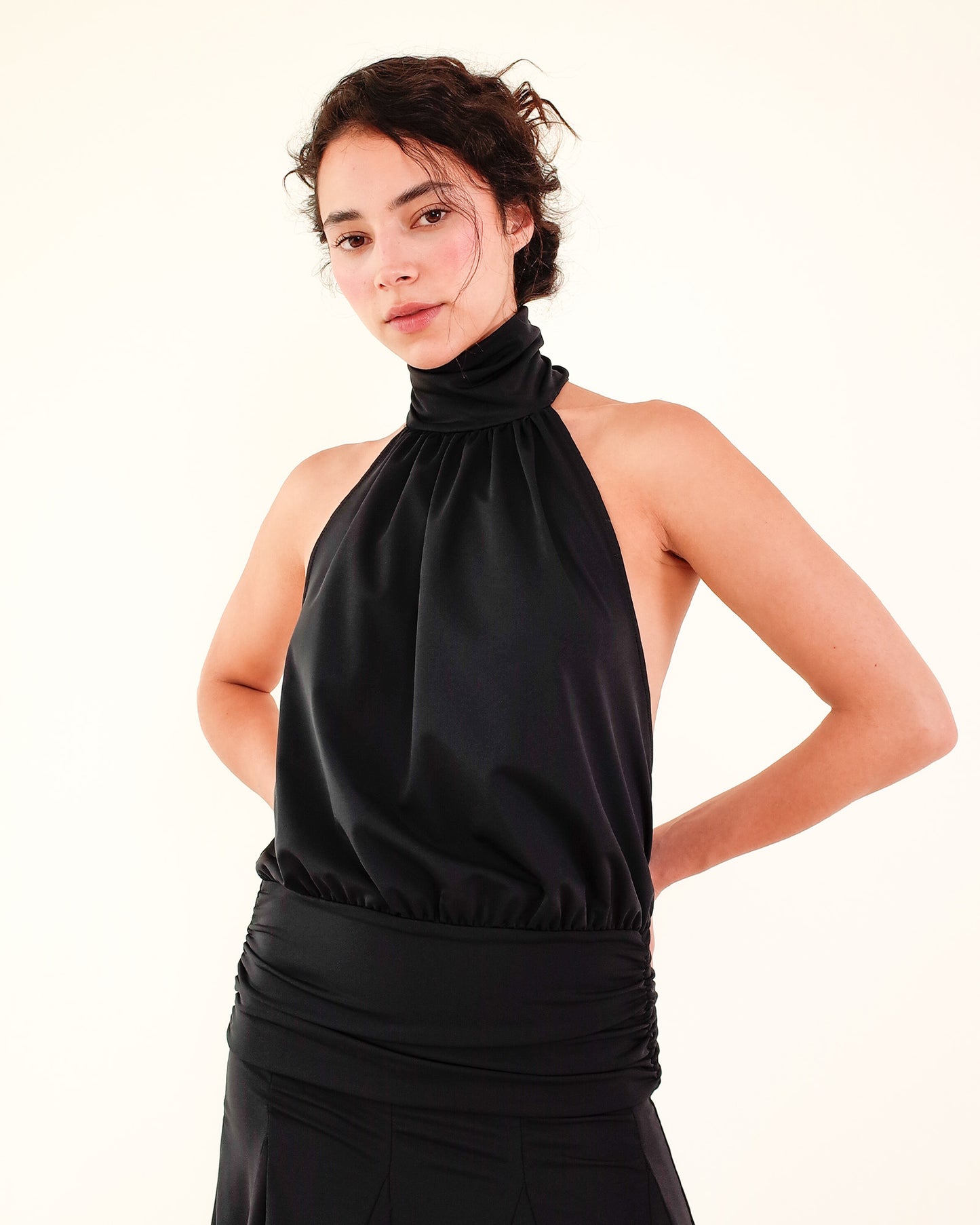LORETTA DRESS IN BLACK
