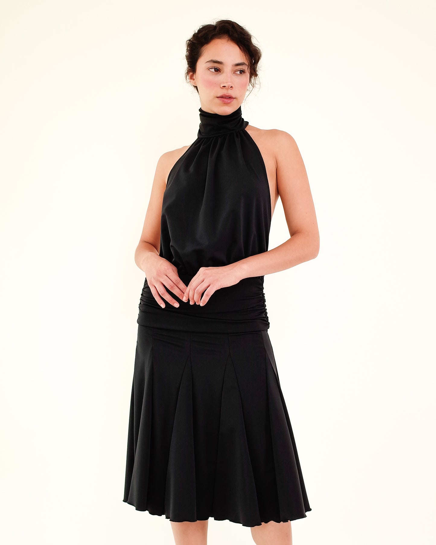 LORETTA DRESS IN BLACK