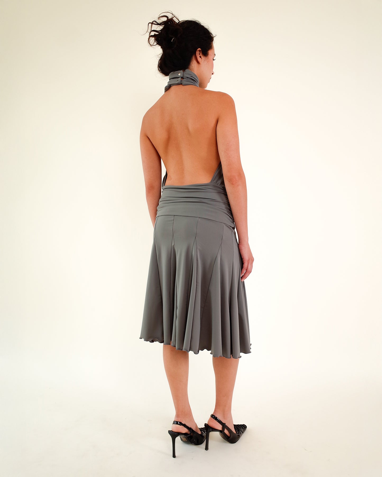 LORETTA DRESS IN GREY