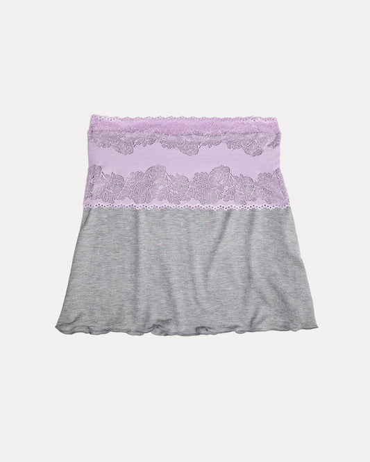 MOLLY SKIRT IN LILAC/GREY