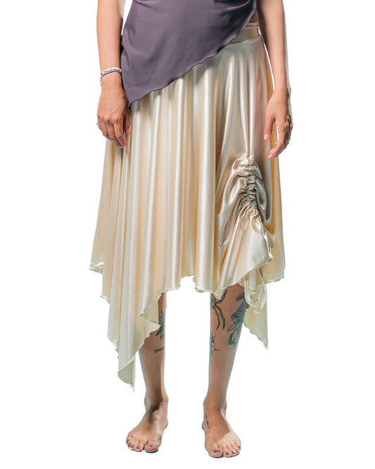 Nimara Skirt Satin Lycra