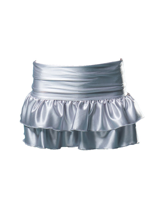 Seraphina Miniskirt Satin Lycra