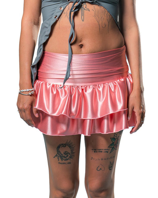 Seraphina Miniskirt Satin Lycra